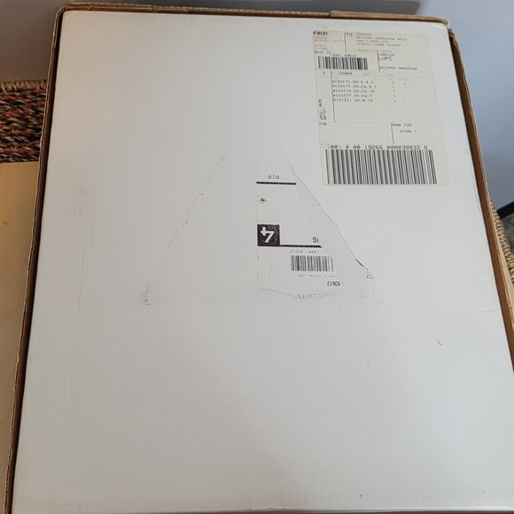 Vintage Acme Cowboy Boots Ostrich Print Mens 8.5 EW Black Original Box 80s - Picture 13 of 13